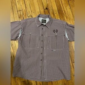 Drake Men’s Mississippi State Button Down L